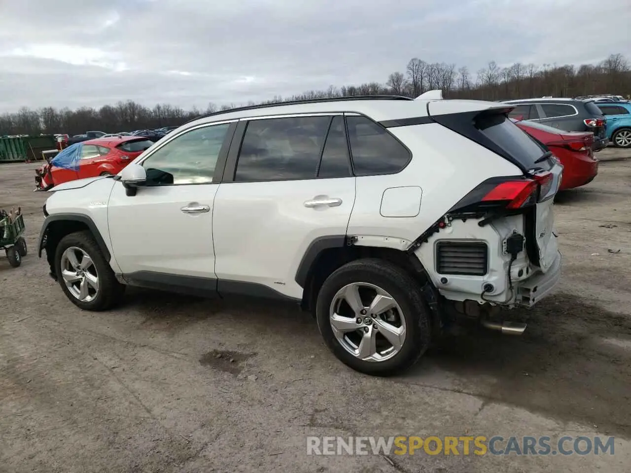 2 Photograph of a damaged car 2T3DWRFV6KW016094 TOYOTA RAV4 2019