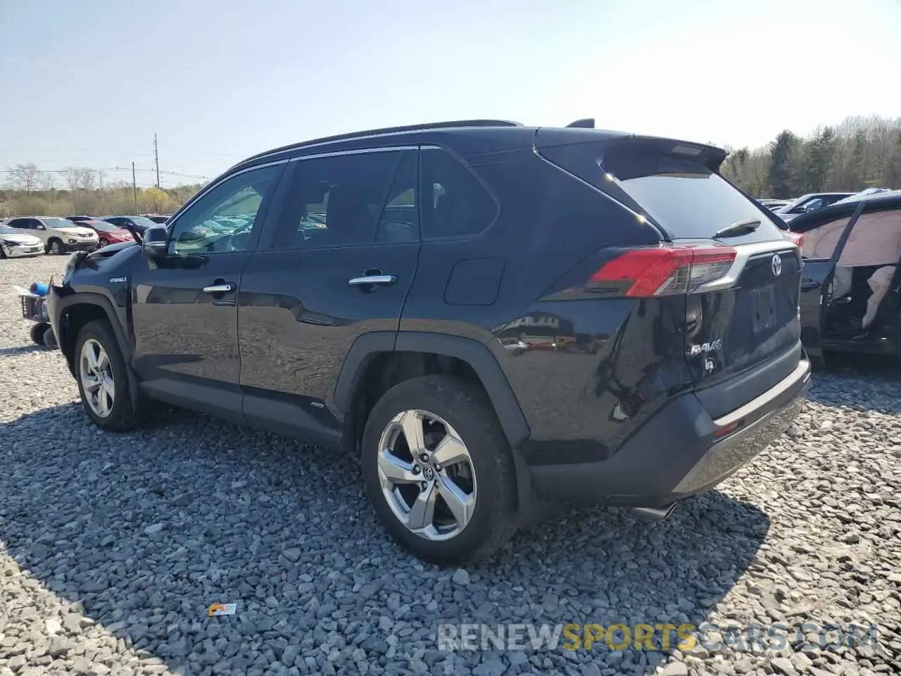 2 Фотография поврежденного автомобиля 2T3DWRFV6KW023515 TOYOTA RAV4 2019