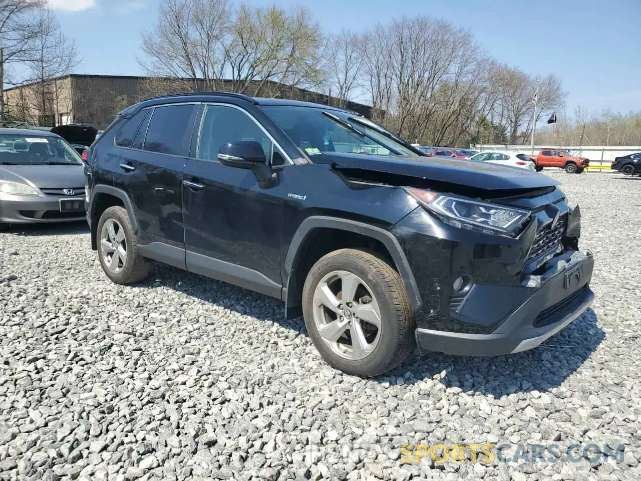 4 Фотография поврежденного автомобиля 2T3DWRFV6KW023515 TOYOTA RAV4 2019