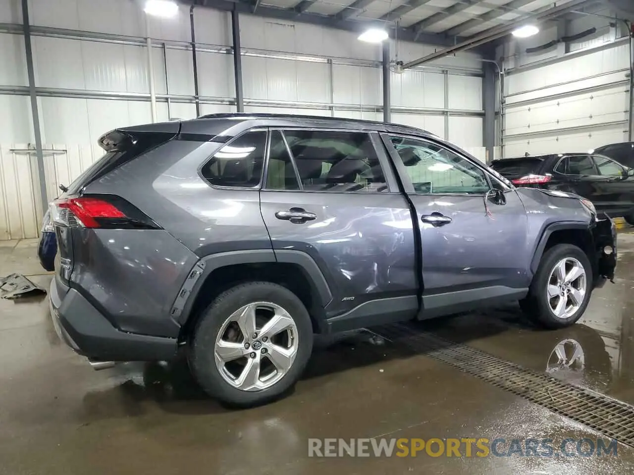 3 Photograph of a damaged car 2T3DWRFV9KW017689 TOYOTA RAV4 2019