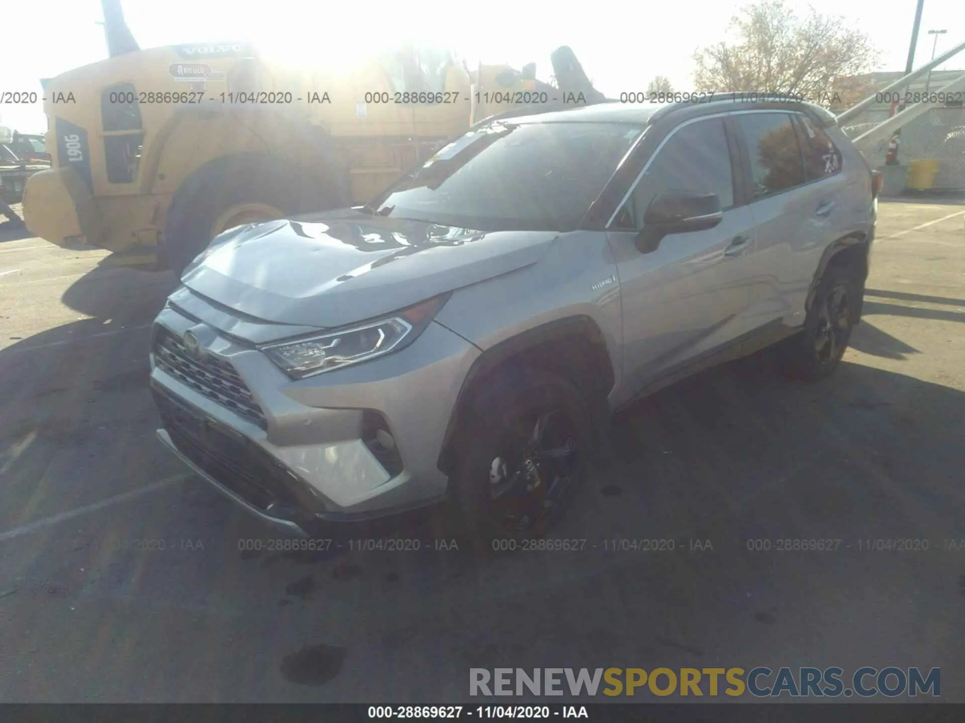 2 Photograph of a damaged car 2T3EWRFV7KW022751 TOYOTA RAV4 2019