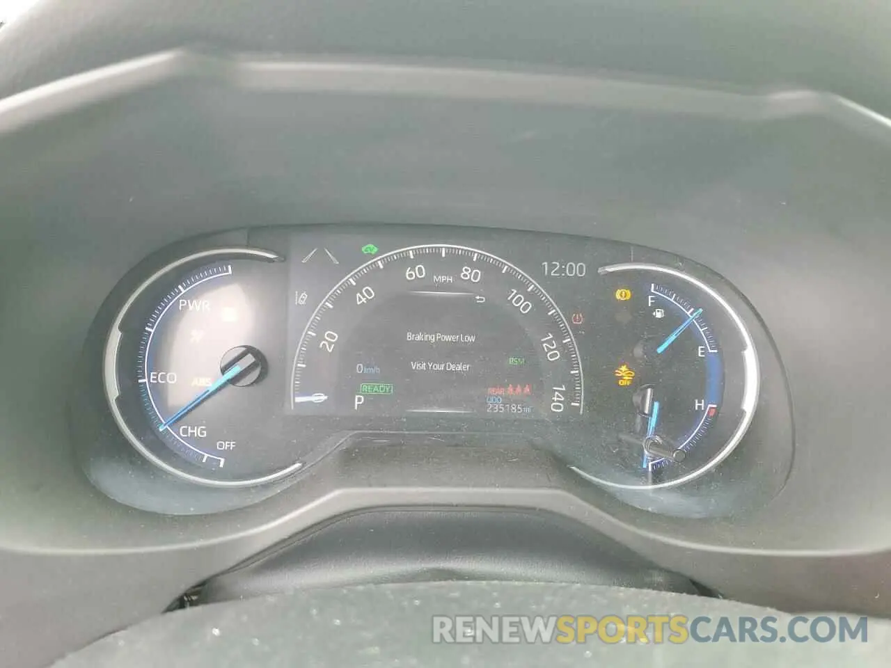 9 Photograph of a damaged car 2T3EWRFV7KW031840 TOYOTA RAV4 2019