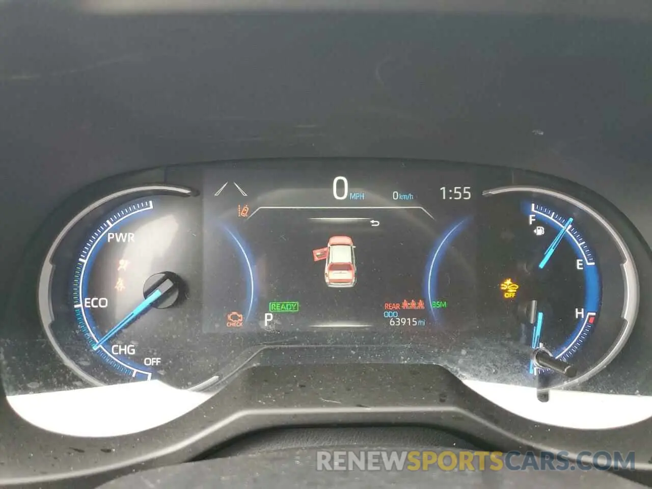 9 Photograph of a damaged car 2T3EWRFV7KW036794 TOYOTA RAV4 2019