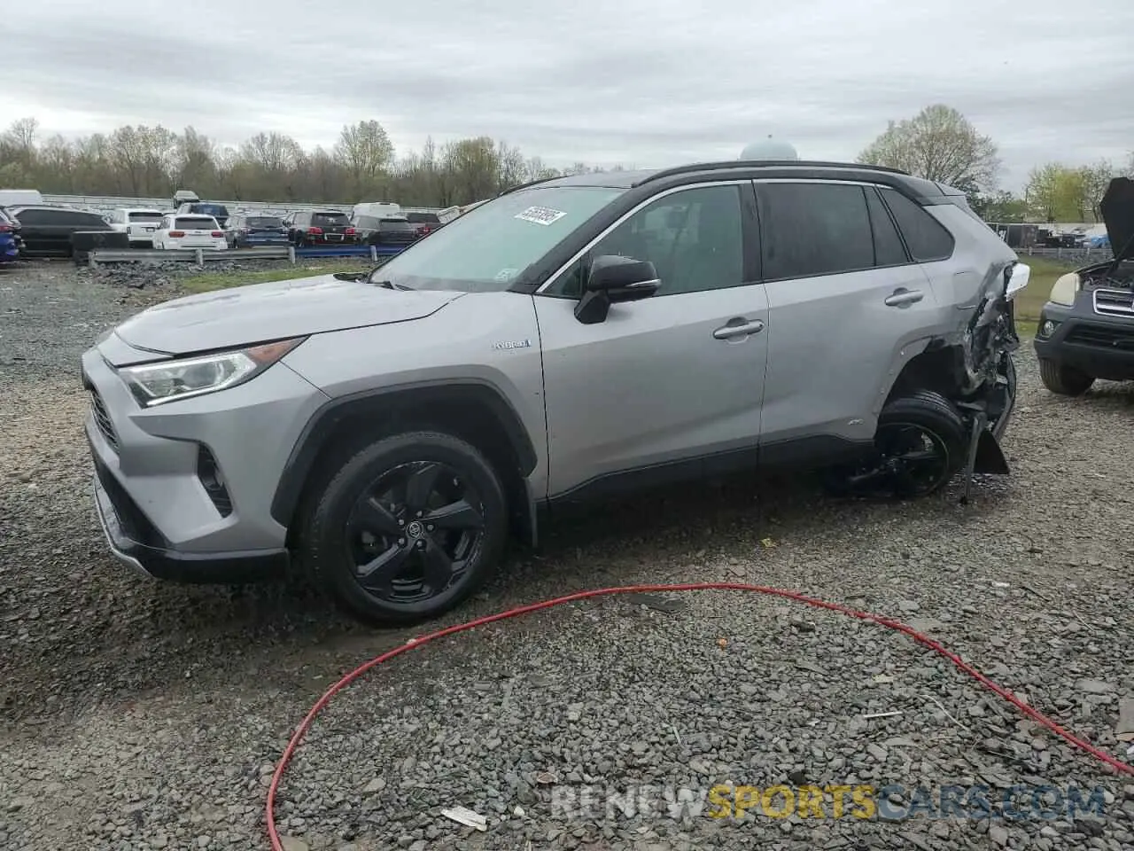 1 Photograph of a damaged car 2T3EWRFV8KW025609 TOYOTA RAV4 2019