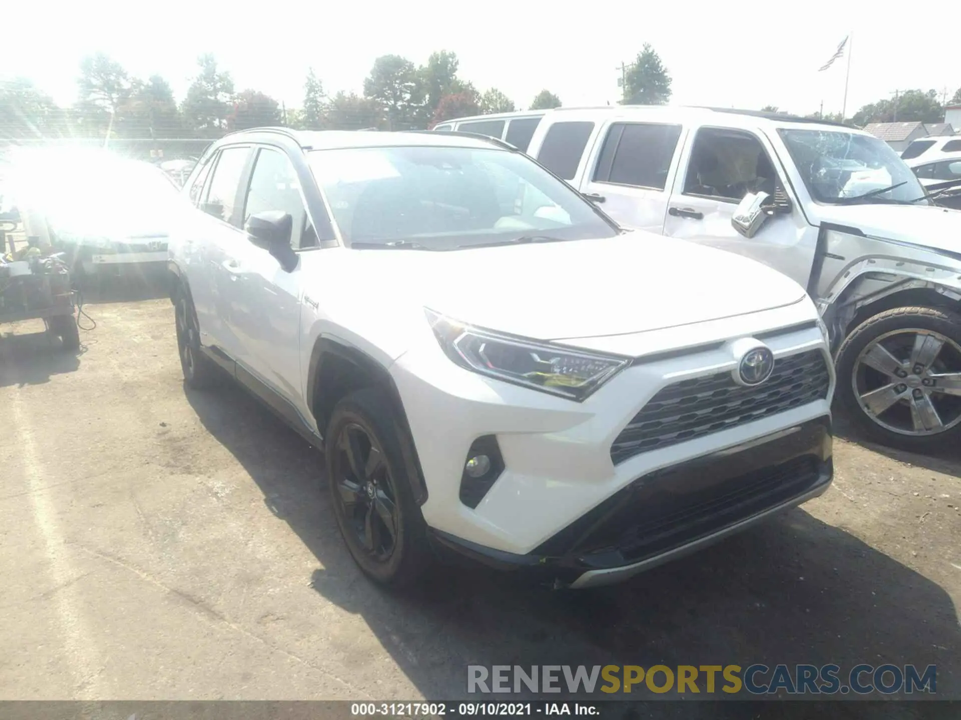 1 Photograph of a damaged car 2T3EWRFVXKW038474 TOYOTA RAV4 2019