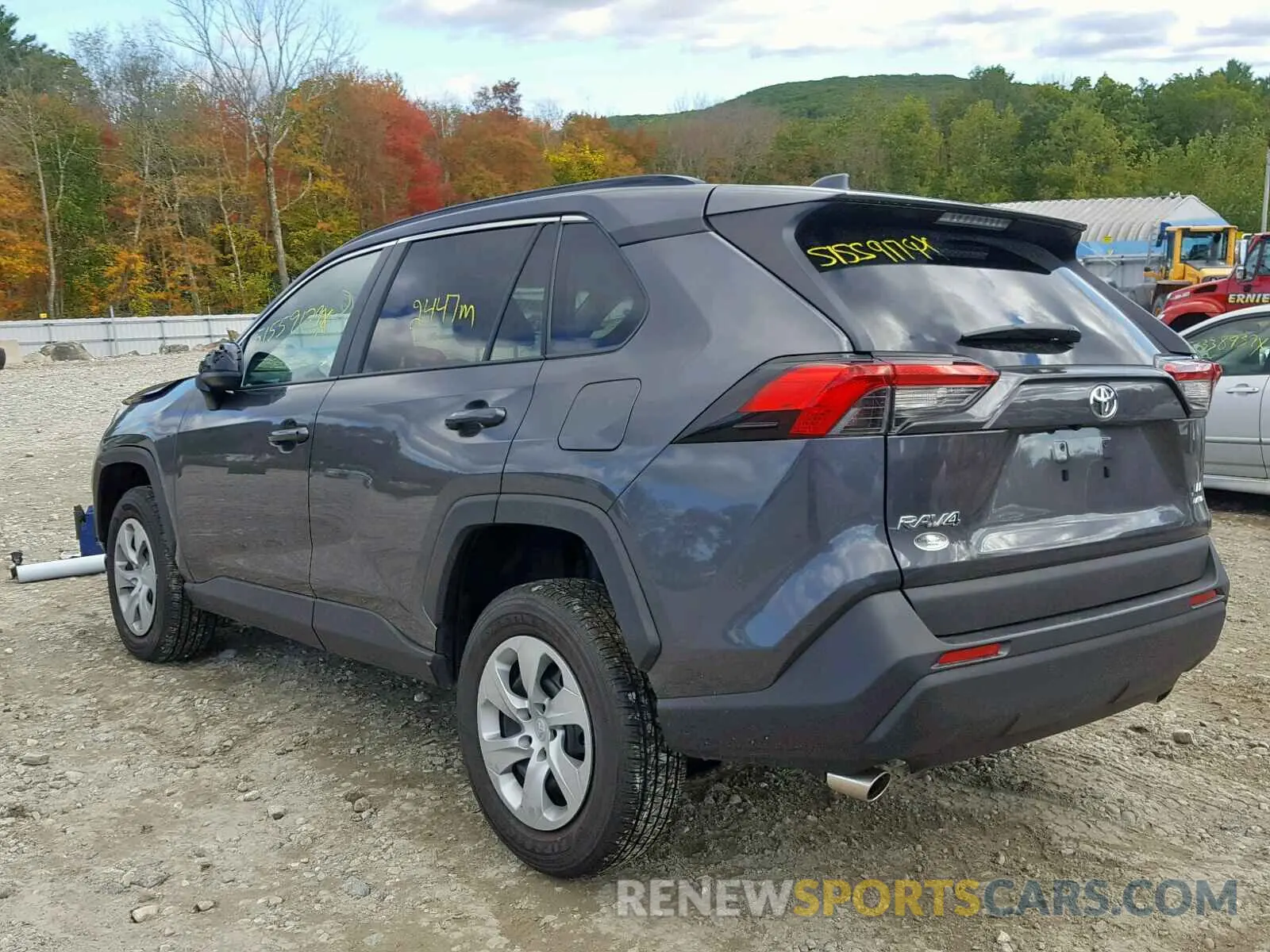 3 Photograph of a damaged car 2T3F1RFV0KC041419 TOYOTA RAV4 2019