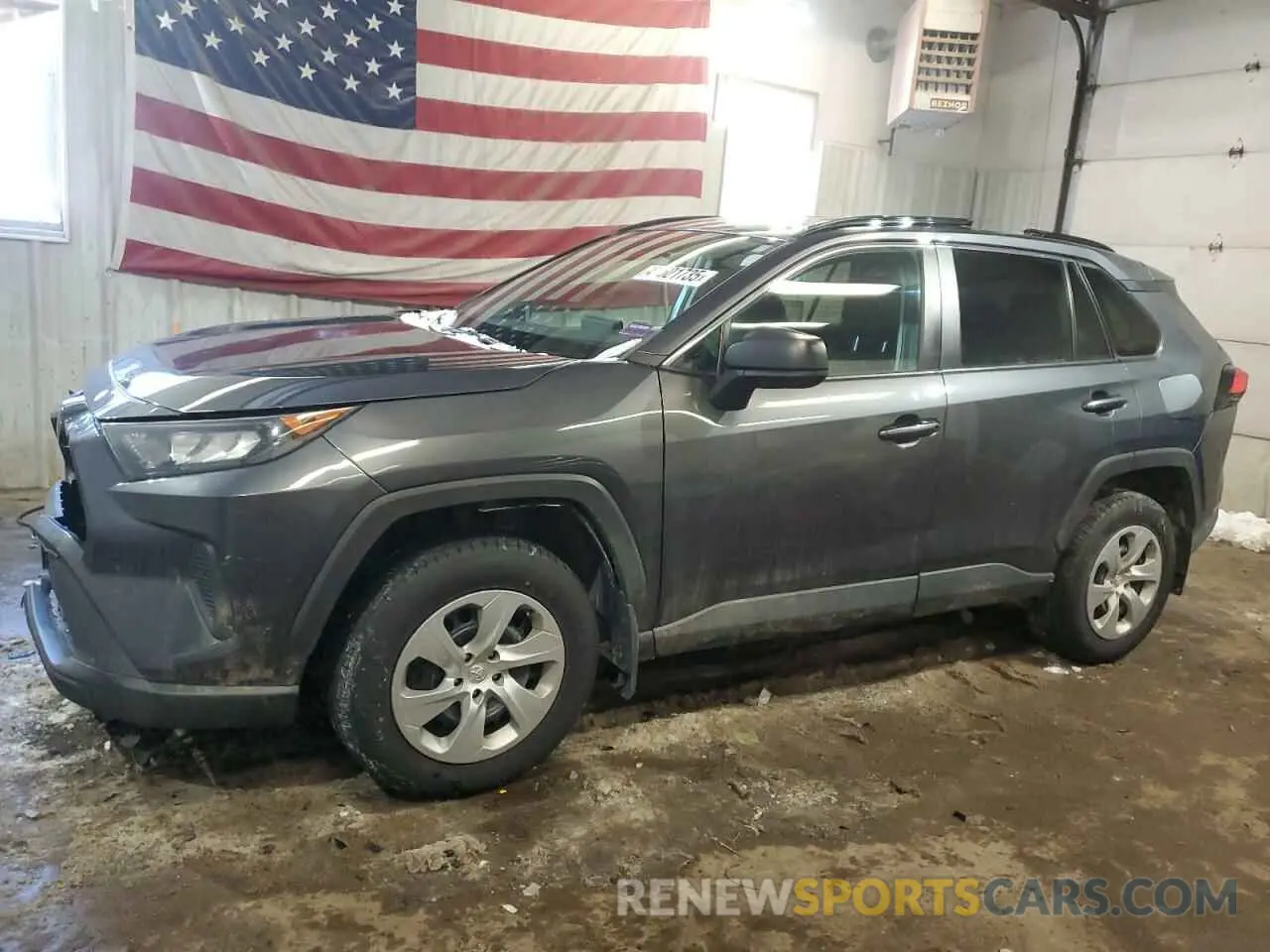 1 Photograph of a damaged car 2T3F1RFV0KC045406 TOYOTA RAV4 2019