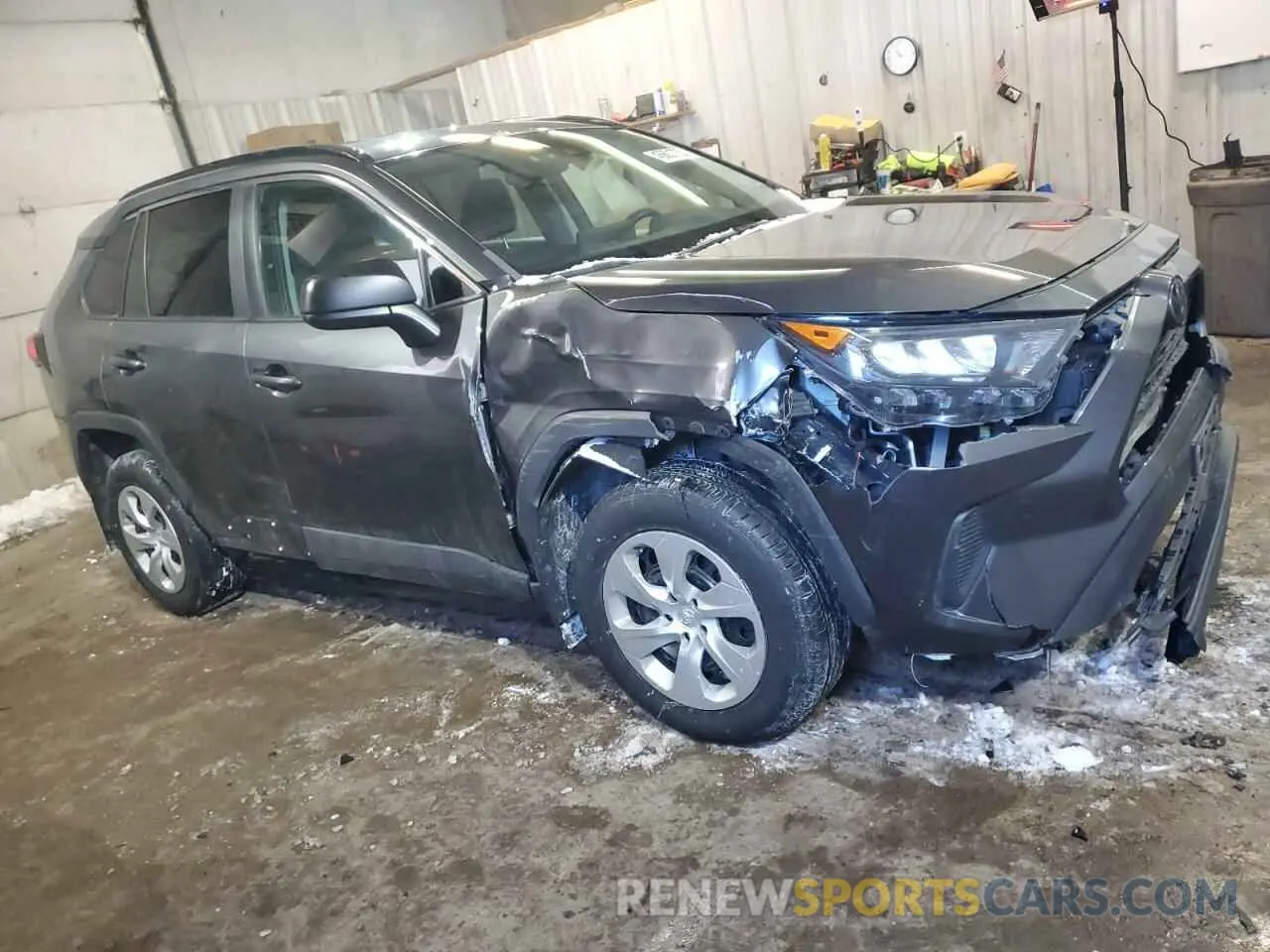 4 Photograph of a damaged car 2T3F1RFV0KC045406 TOYOTA RAV4 2019