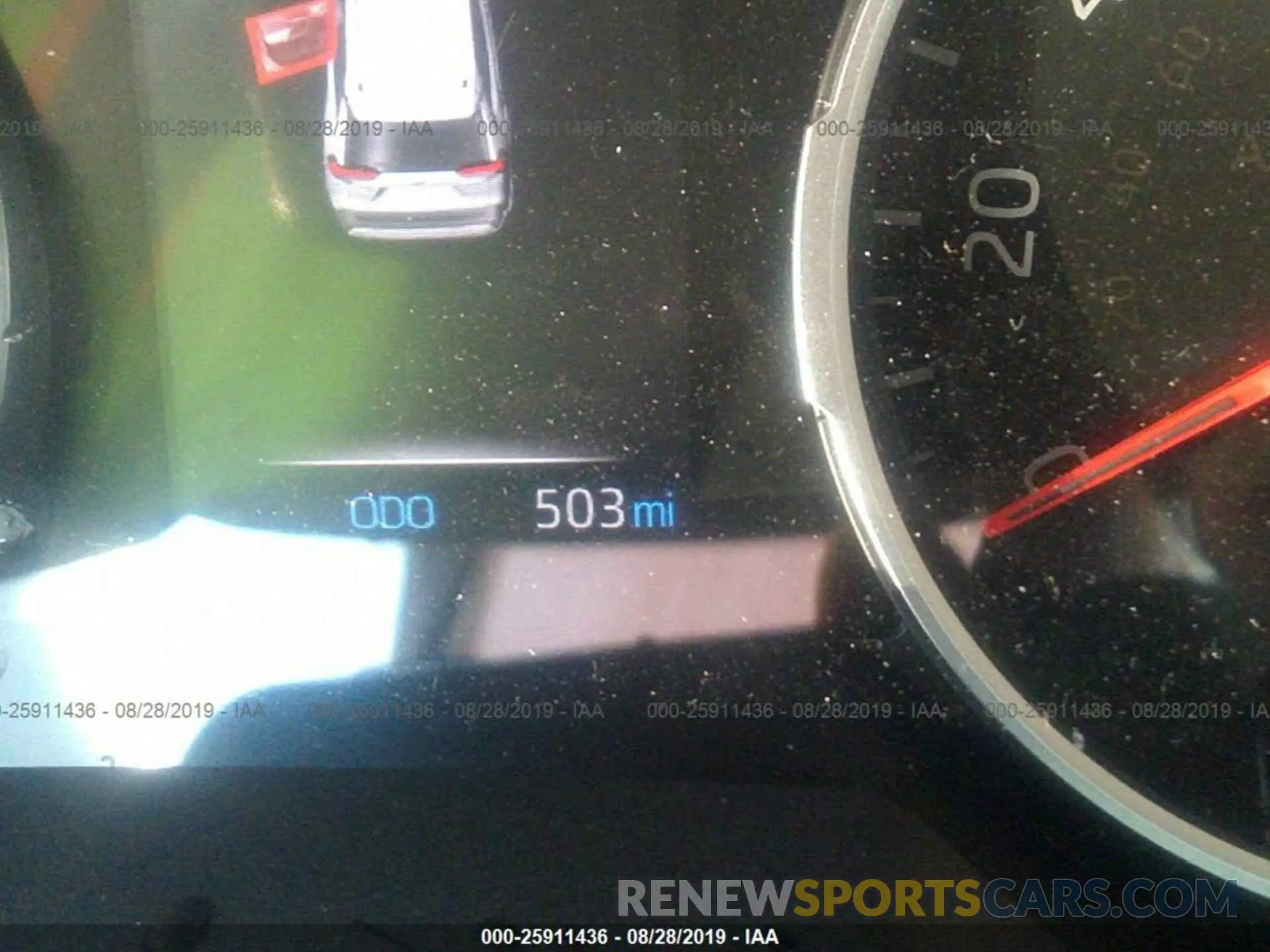 7 Photograph of a damaged car 2T3F1RFV1KC033264 TOYOTA RAV4 2019