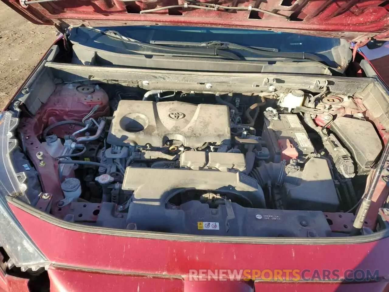 12 Фотография поврежденного автомобиля 2T3F1RFV1KW025213 TOYOTA RAV4 2019