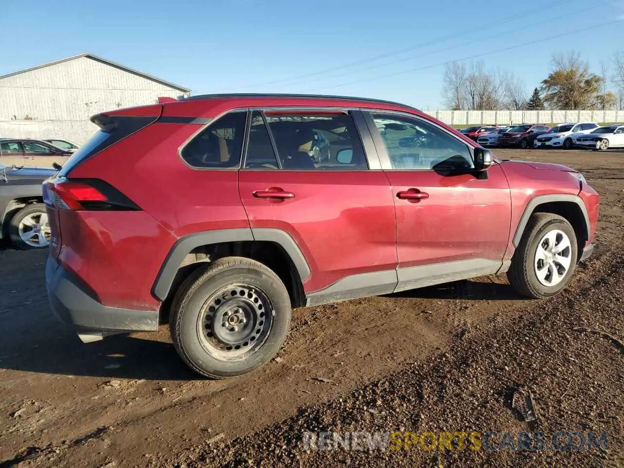 3 Фотография поврежденного автомобиля 2T3F1RFV1KW025213 TOYOTA RAV4 2019