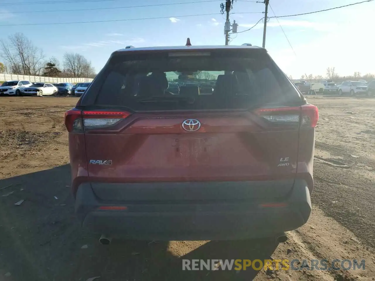 6 Фотография поврежденного автомобиля 2T3F1RFV1KW025213 TOYOTA RAV4 2019