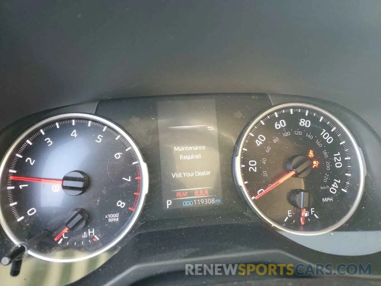 9 Фотография поврежденного автомобиля 2T3F1RFV1KW025213 TOYOTA RAV4 2019