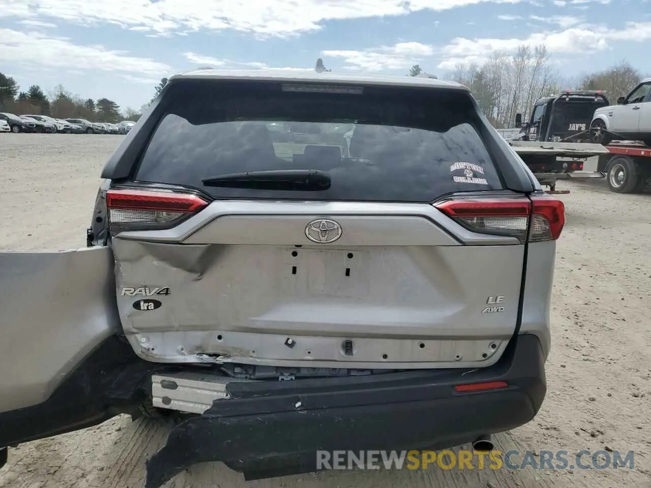 6 Photograph of a damaged car 2T3F1RFV2KC045844 TOYOTA RAV4 2019