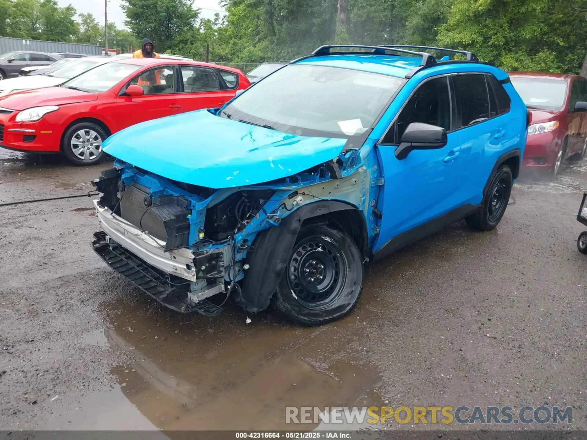2 Фотография поврежденного автомобиля 2T3F1RFV2KC059615 TOYOTA RAV4 2019