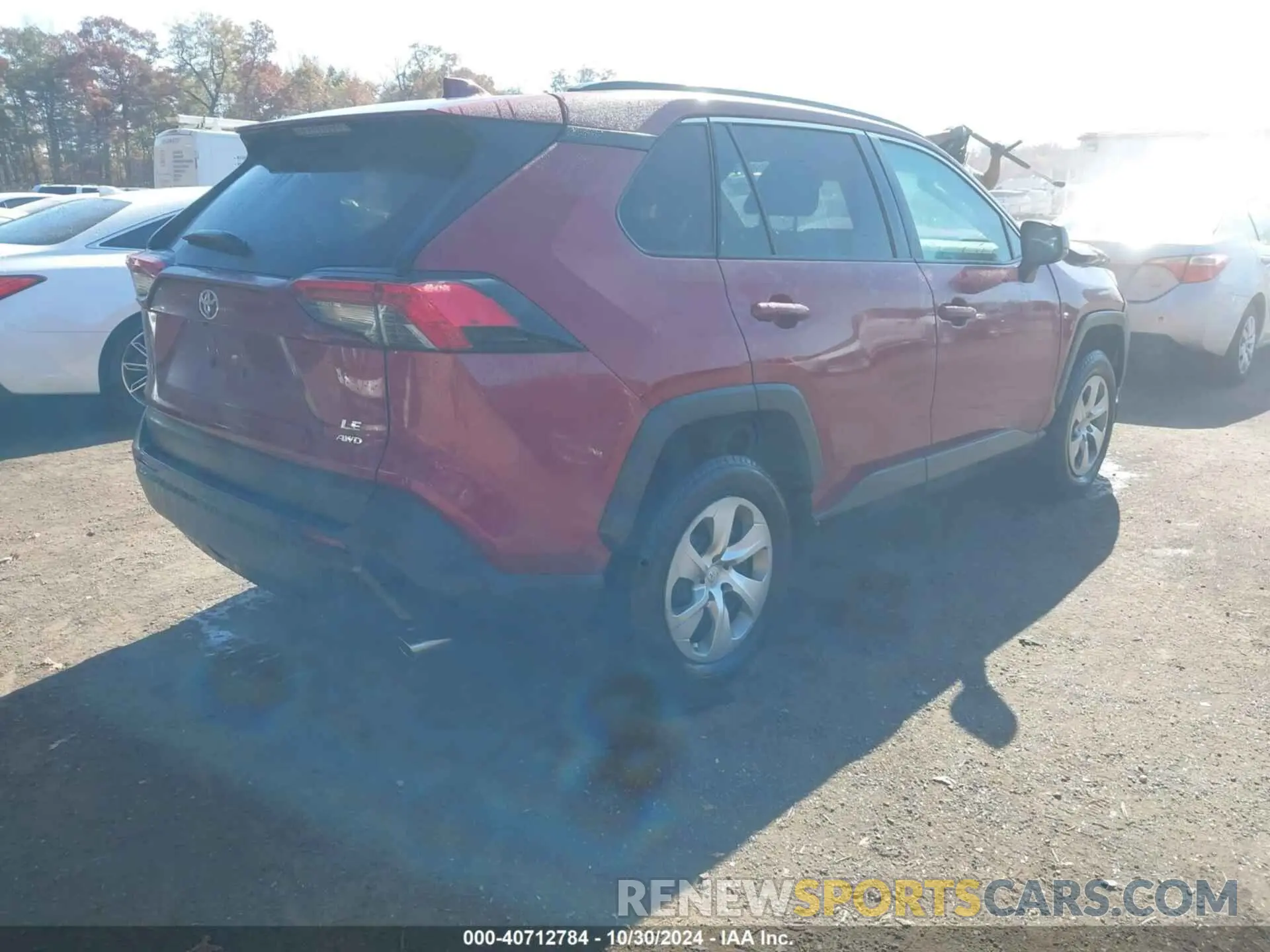 4 Photograph of a damaged car 2T3F1RFV3KW017243 TOYOTA RAV4 2019