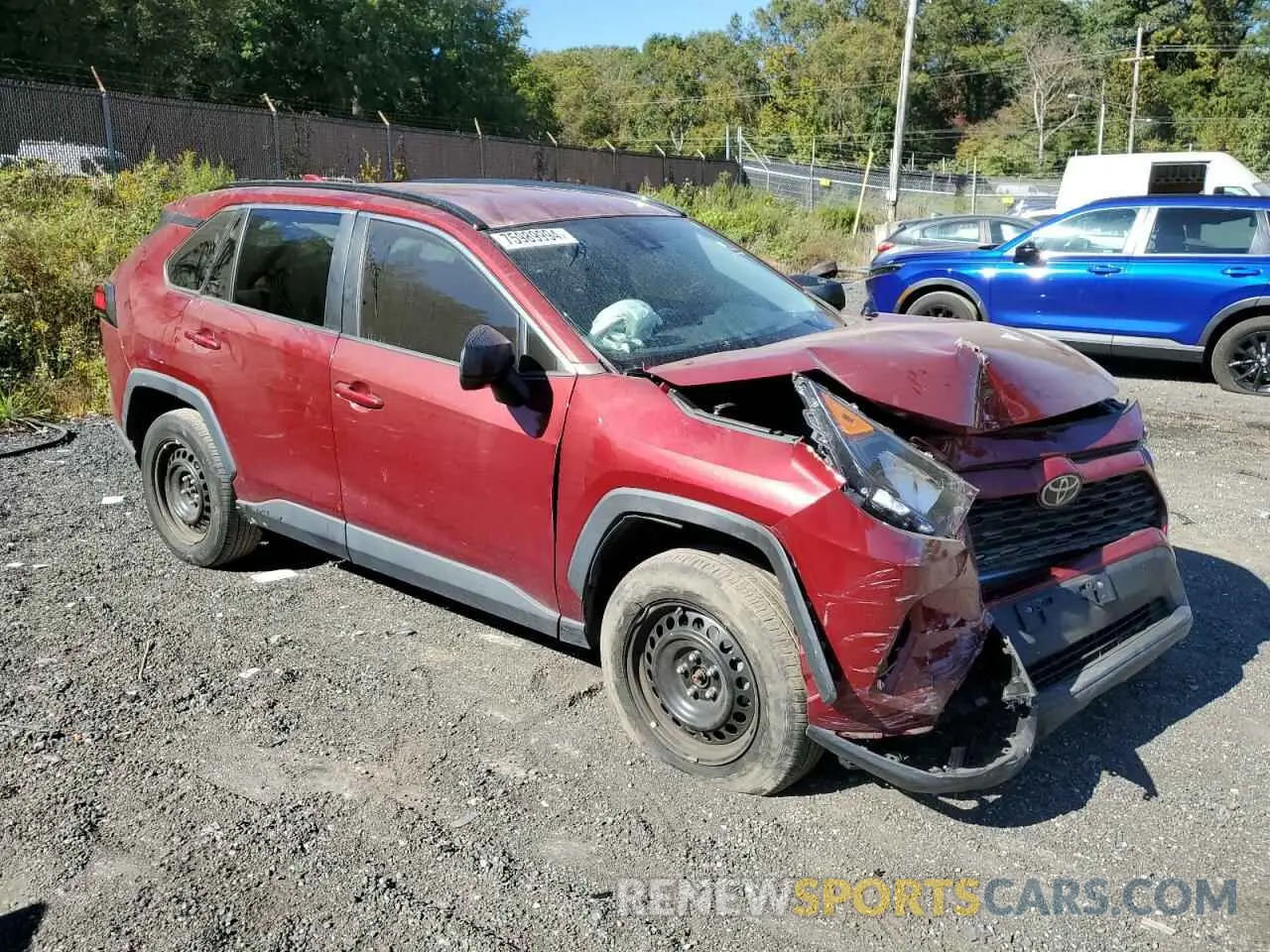 4 Фотография поврежденного автомобиля 2T3F1RFV3KW056611 TOYOTA RAV4 2019