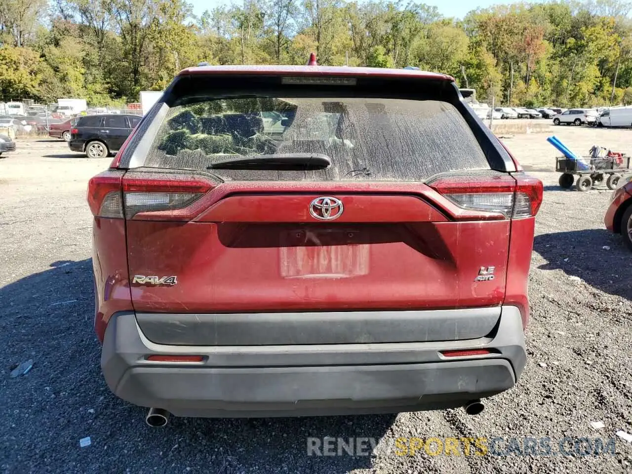 6 Фотография поврежденного автомобиля 2T3F1RFV3KW056611 TOYOTA RAV4 2019
