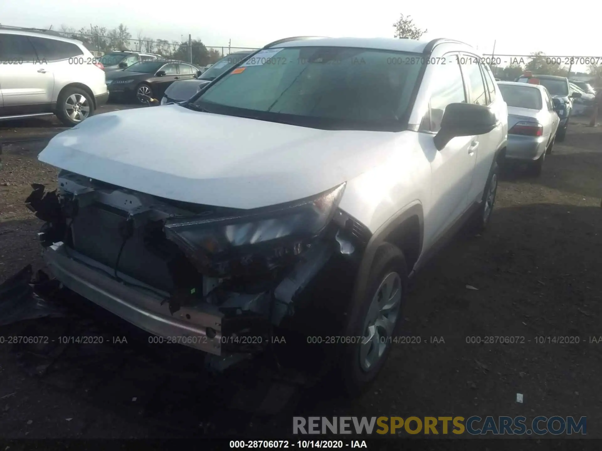 2 Photograph of a damaged car 2T3F1RFV3KW071433 TOYOTA RAV4 2019