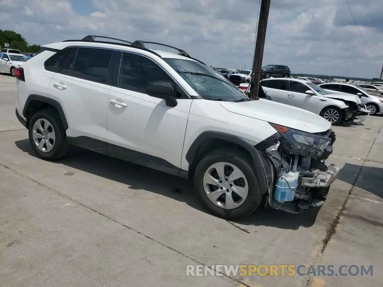4 Фотография поврежденного автомобиля 2T3F1RFV3KW081203 TOYOTA RAV4 2019