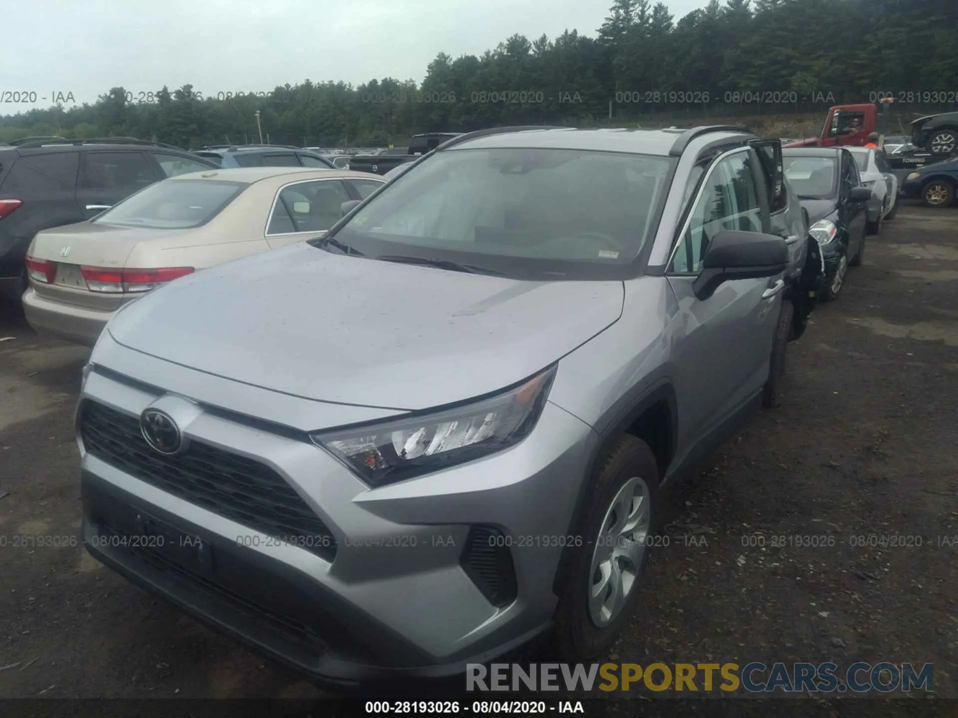 2 Photograph of a damaged car 2T3F1RFV5KC038354 TOYOTA RAV4 2019