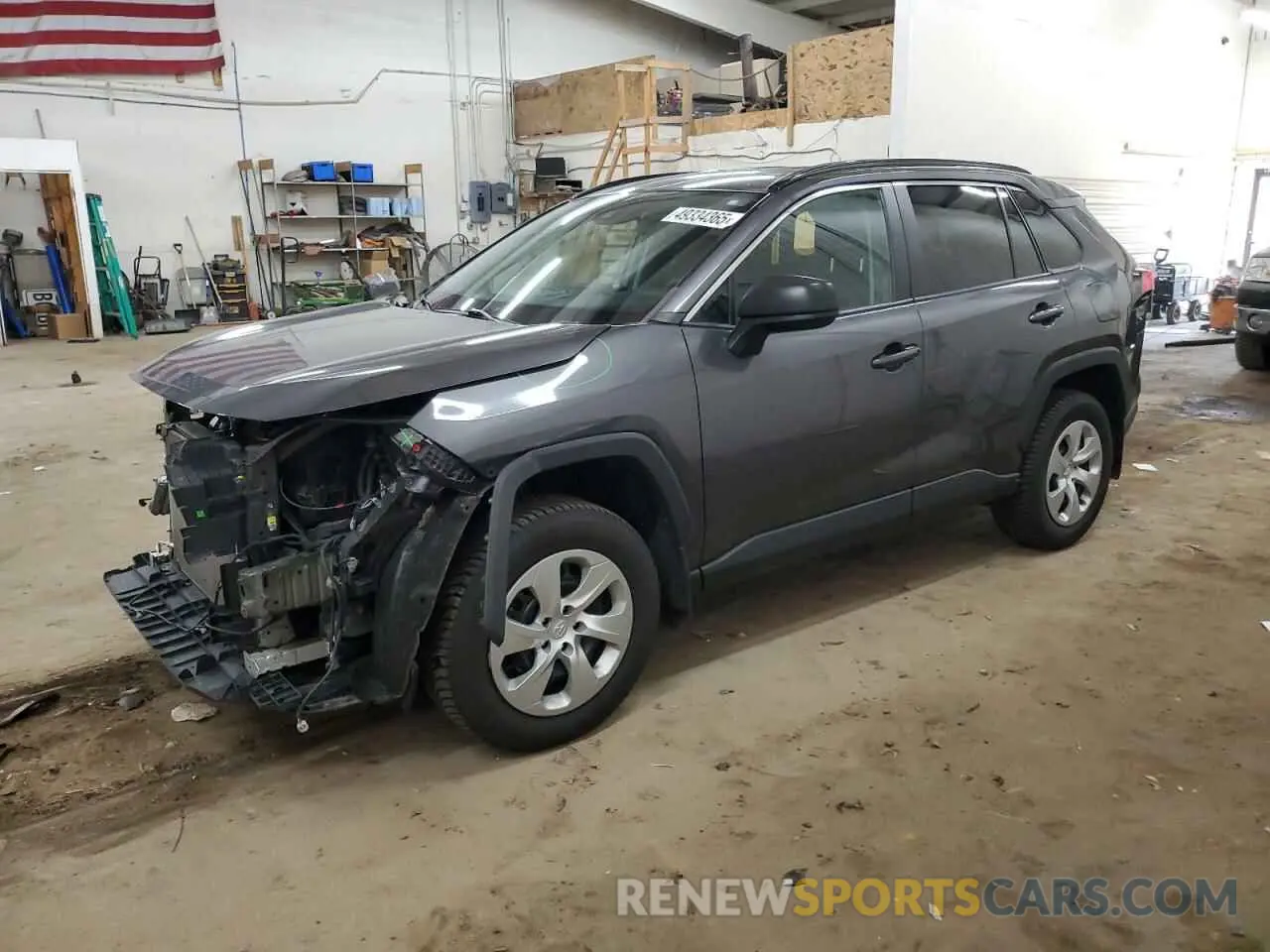 1 Photograph of a damaged car 2T3F1RFV6KW066131 TOYOTA RAV4 2019