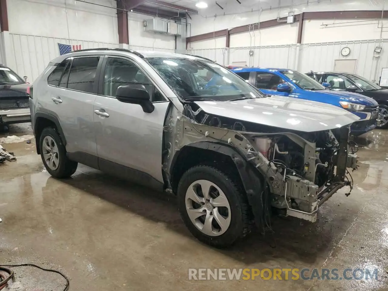 4 Photograph of a damaged car 2T3F1RFV6KW081485 TOYOTA RAV4 2019