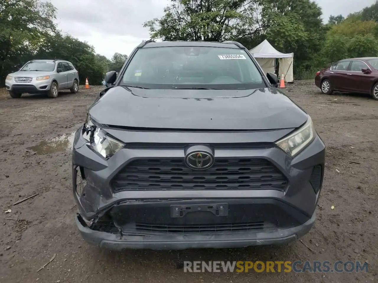 5 Photograph of a damaged car 2T3F1RFV7KC057231 TOYOTA RAV4 2019