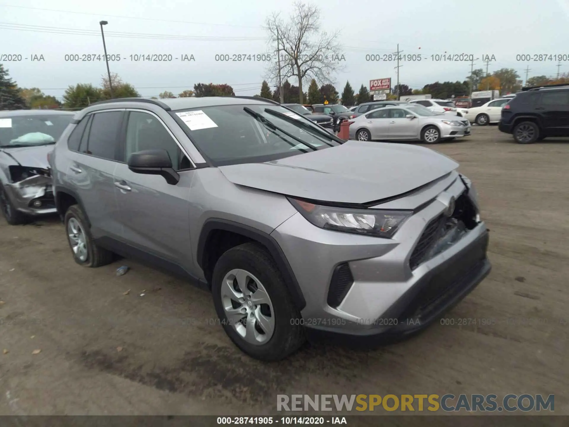 1 Photograph of a damaged car 2T3F1RFV8KC012038 TOYOTA RAV4 2019