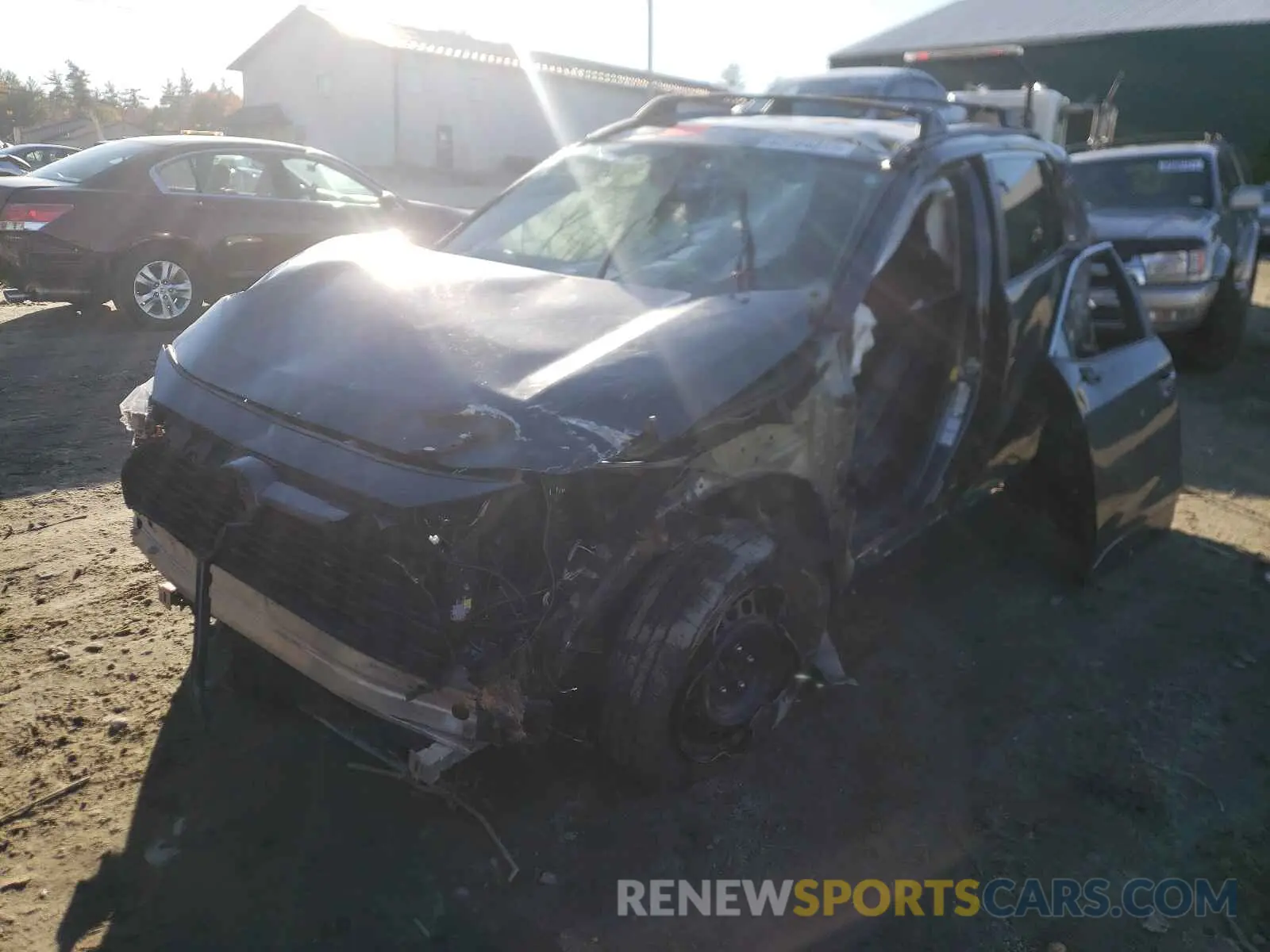 2 Photograph of a damaged car 2T3F1RFV8KC040275 TOYOTA RAV4 2019