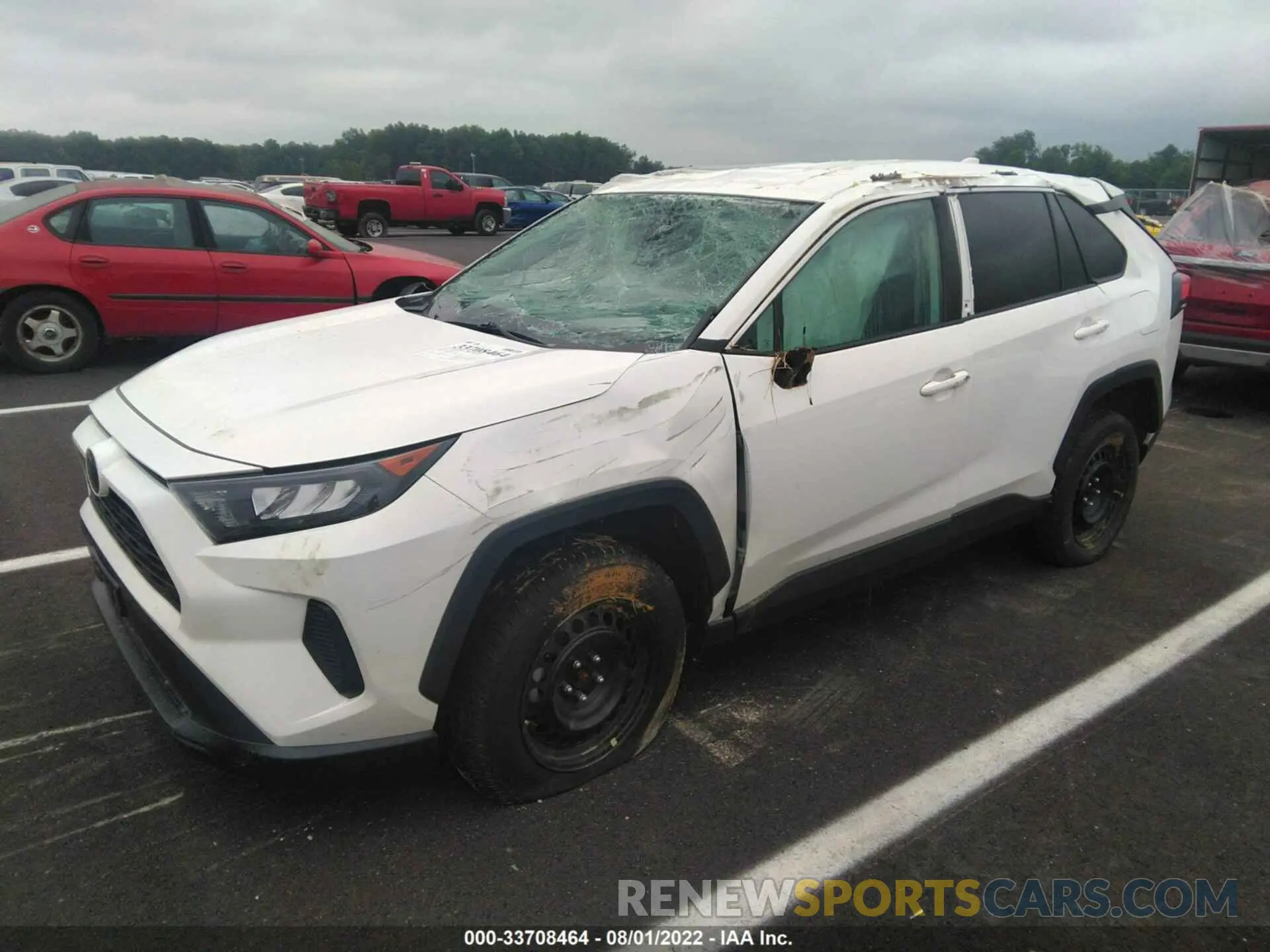 2 Фотография поврежденного автомобиля 2T3F1RFV8KW071654 TOYOTA RAV4 2019