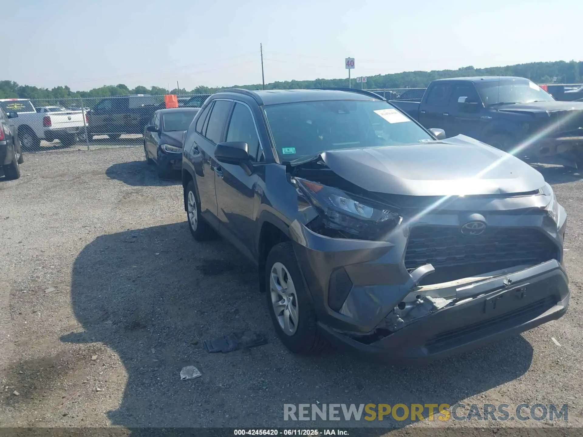 1 Photograph of a damaged car 2T3F1RFVXKC056266 TOYOTA RAV4 2019