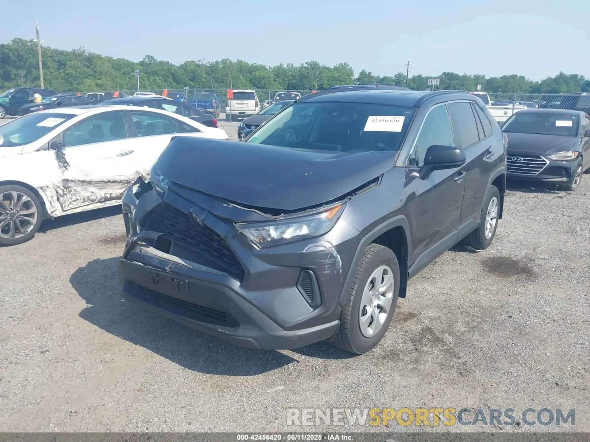 2 Photograph of a damaged car 2T3F1RFVXKC056266 TOYOTA RAV4 2019