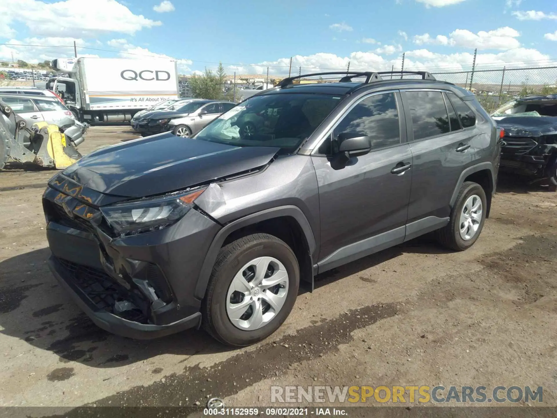 2 Фотография поврежденного автомобиля 2T3F1RFVXKW072885 TOYOTA RAV4 2019