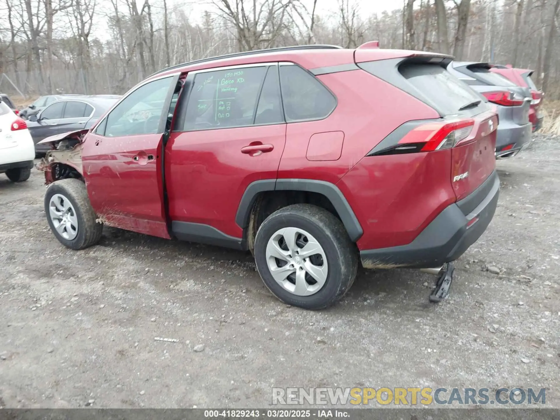 3 Фотография поврежденного автомобиля 2T3G1RFV3KC051706 TOYOTA RAV4 2019
