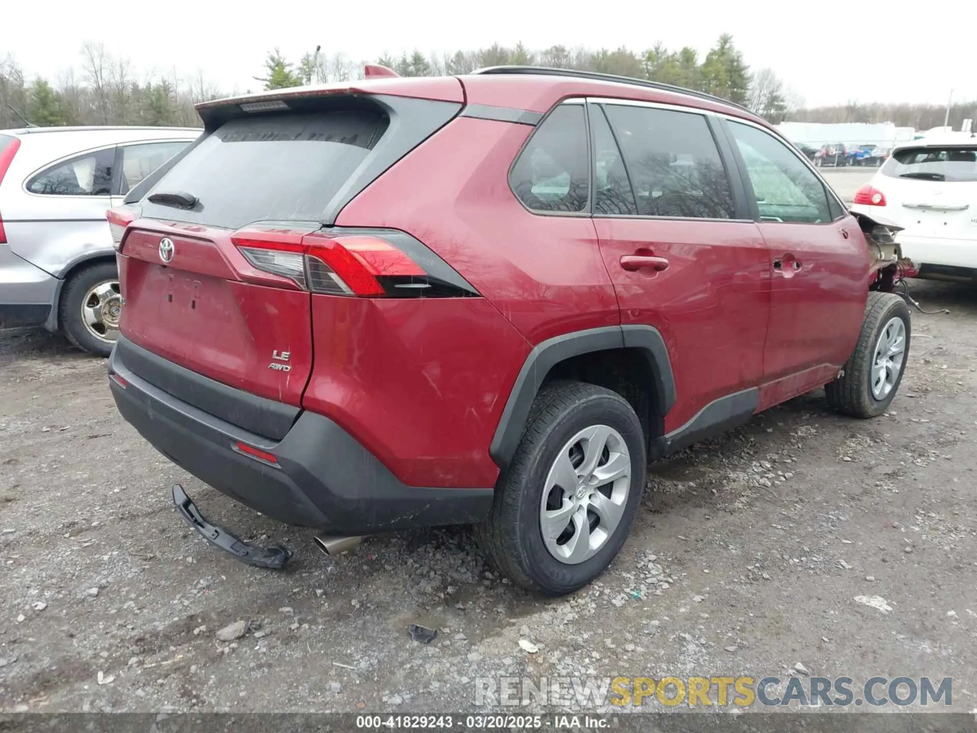 4 Фотография поврежденного автомобиля 2T3G1RFV3KC051706 TOYOTA RAV4 2019