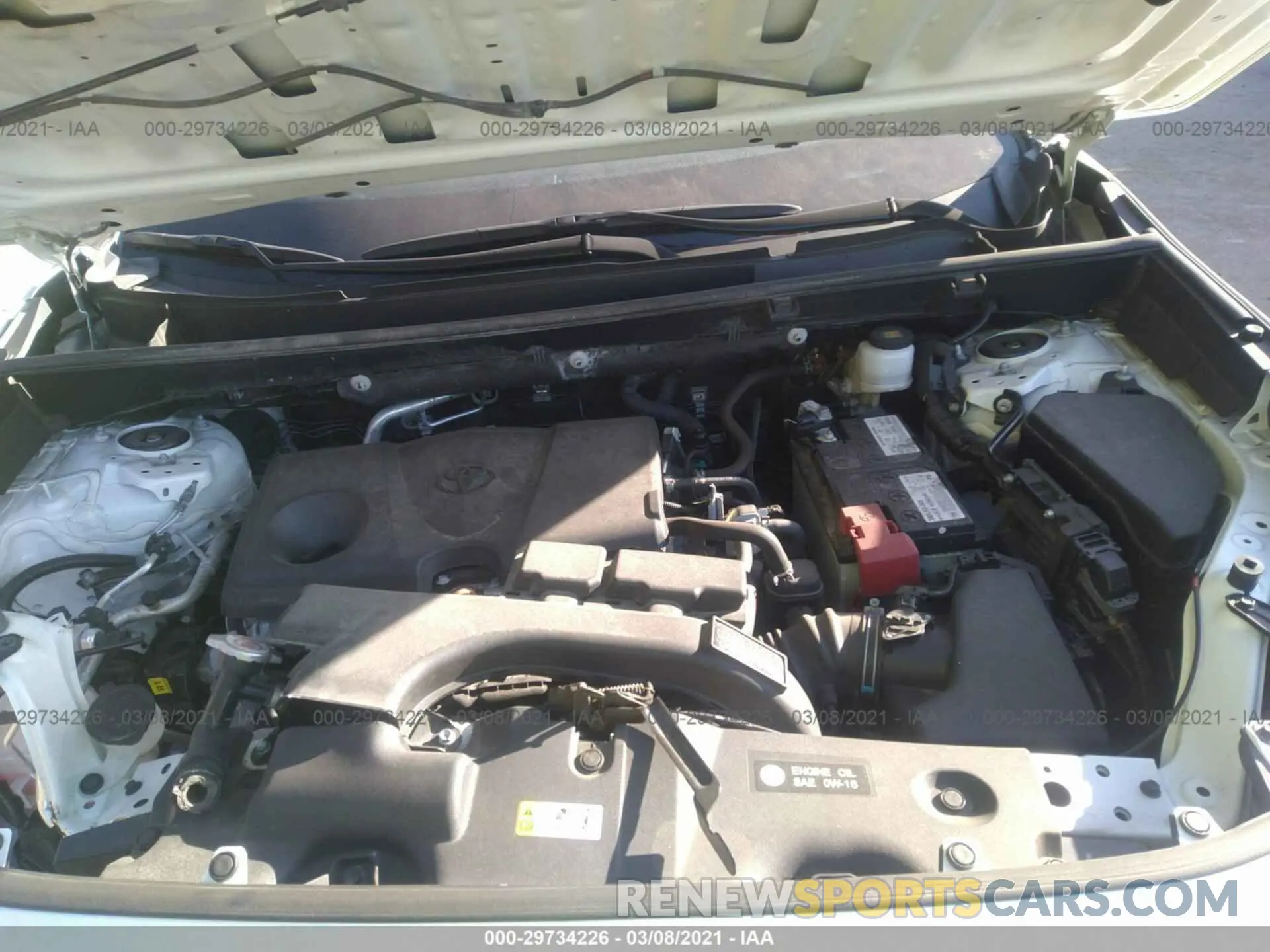 10 Photograph of a damaged car 2T3G1RFV5KC041341 TOYOTA RAV4 2019