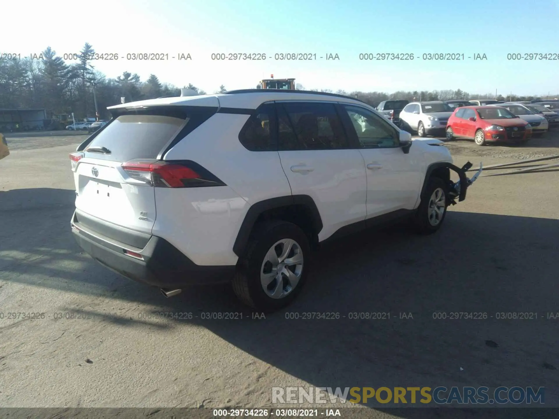 4 Photograph of a damaged car 2T3G1RFV5KC041341 TOYOTA RAV4 2019