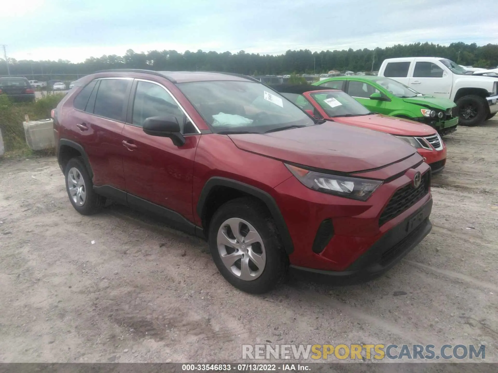1 Фотография поврежденного автомобиля 2T3H1RFV0KW005611 TOYOTA RAV4 2019