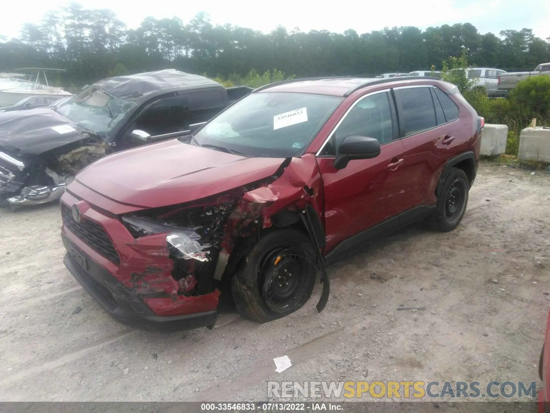 2 Фотография поврежденного автомобиля 2T3H1RFV0KW005611 TOYOTA RAV4 2019