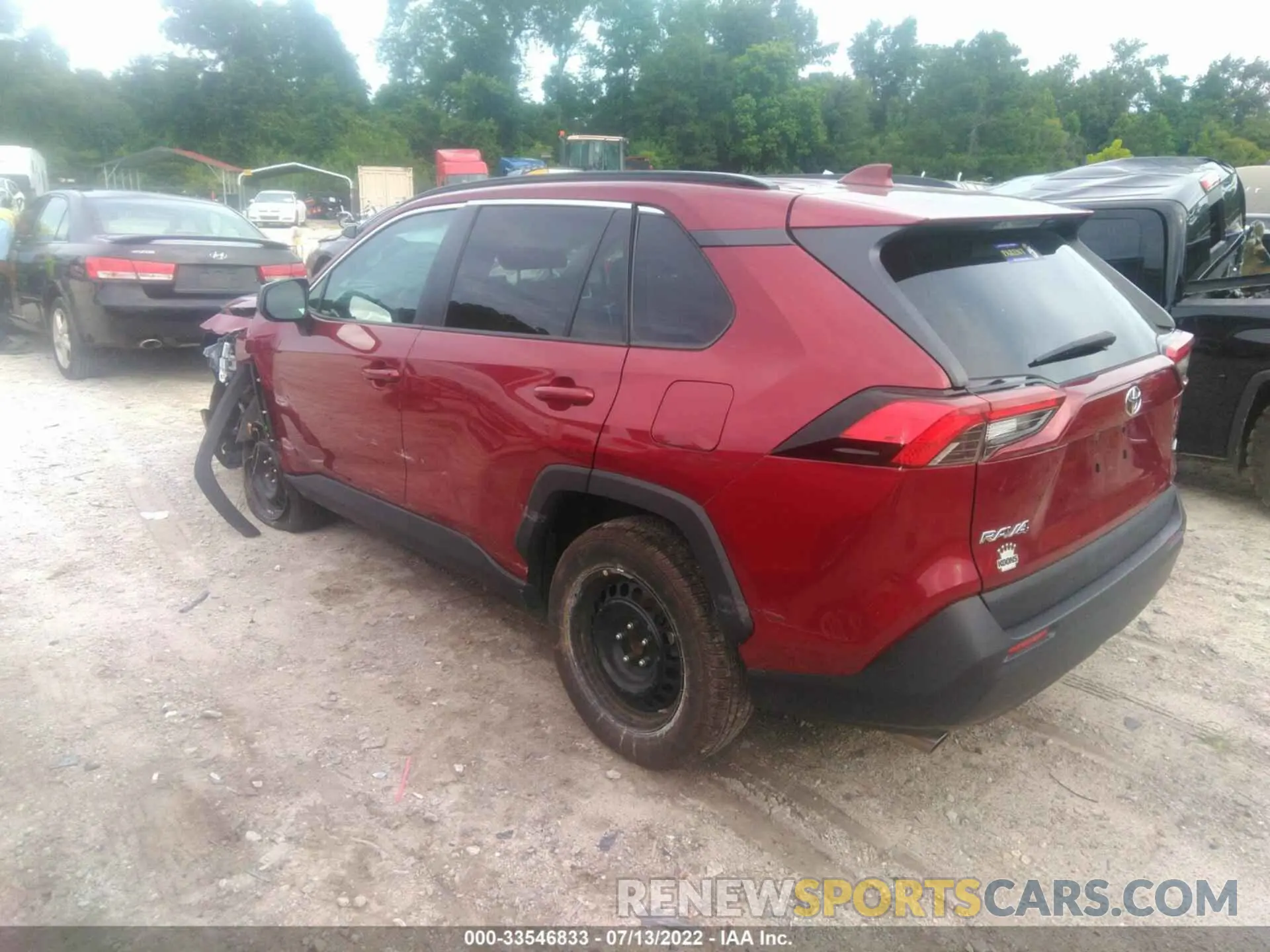 3 Фотография поврежденного автомобиля 2T3H1RFV0KW005611 TOYOTA RAV4 2019