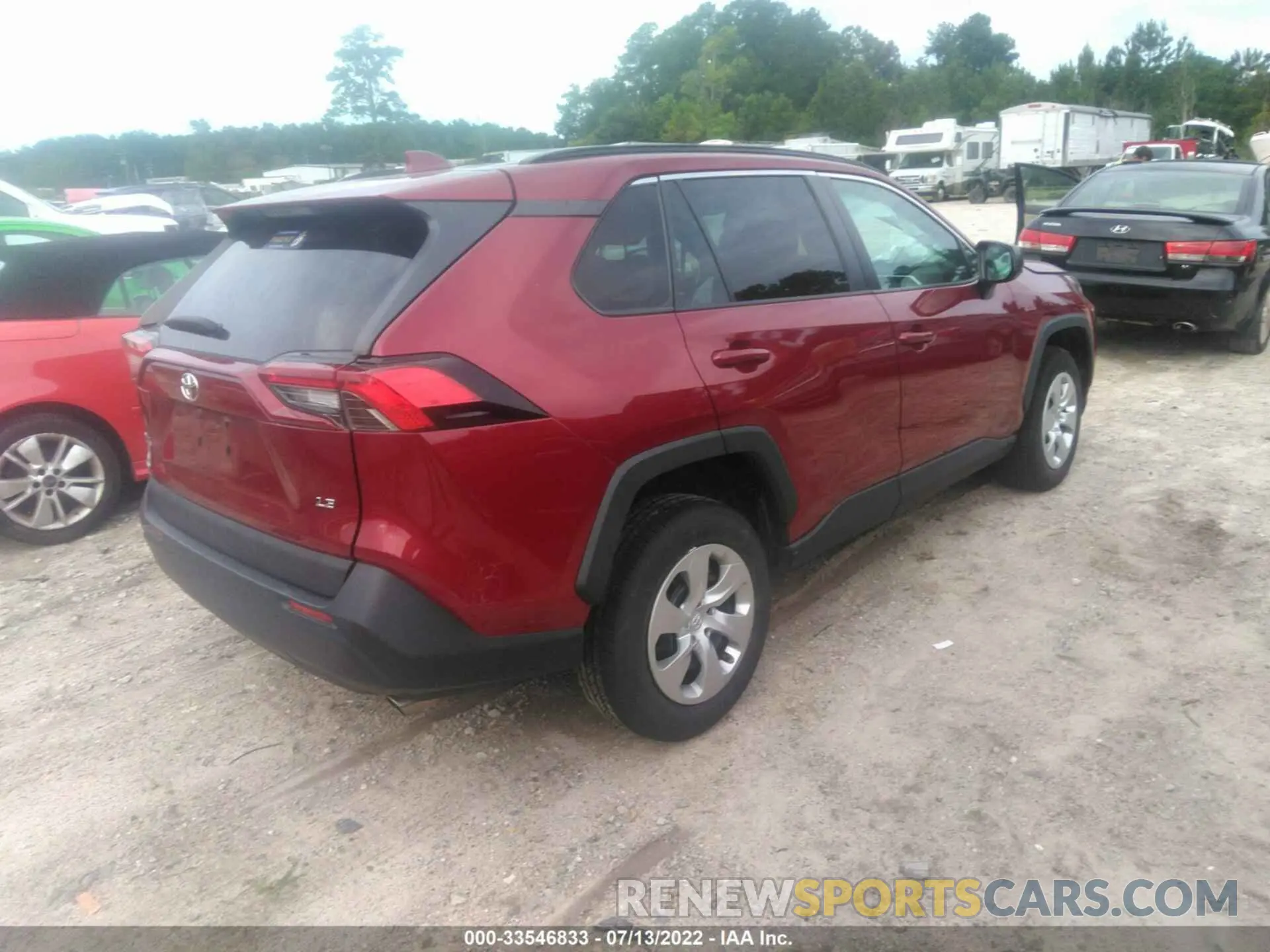 4 Фотография поврежденного автомобиля 2T3H1RFV0KW005611 TOYOTA RAV4 2019
