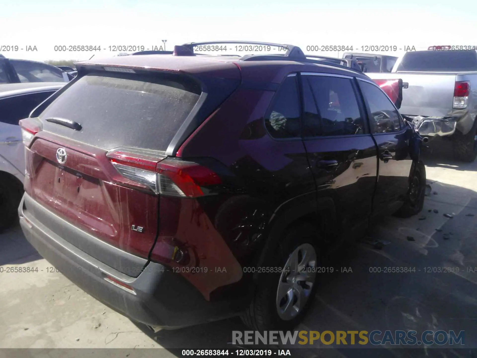 4 Photograph of a damaged car 2T3H1RFV1KC010656 TOYOTA RAV4 2019
