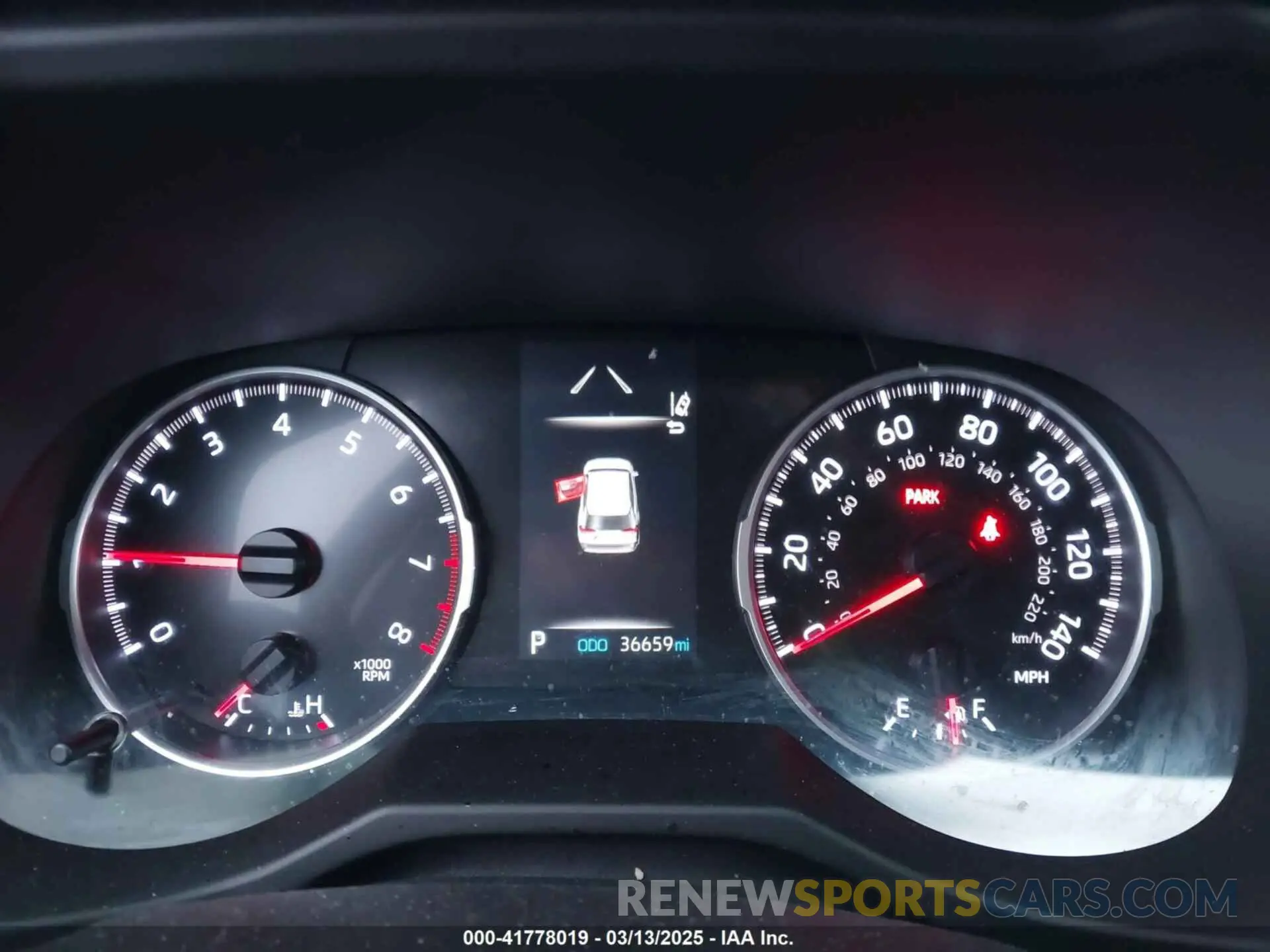 7 Фотография поврежденного автомобиля 2T3H1RFV1KC018336 TOYOTA RAV4 2019