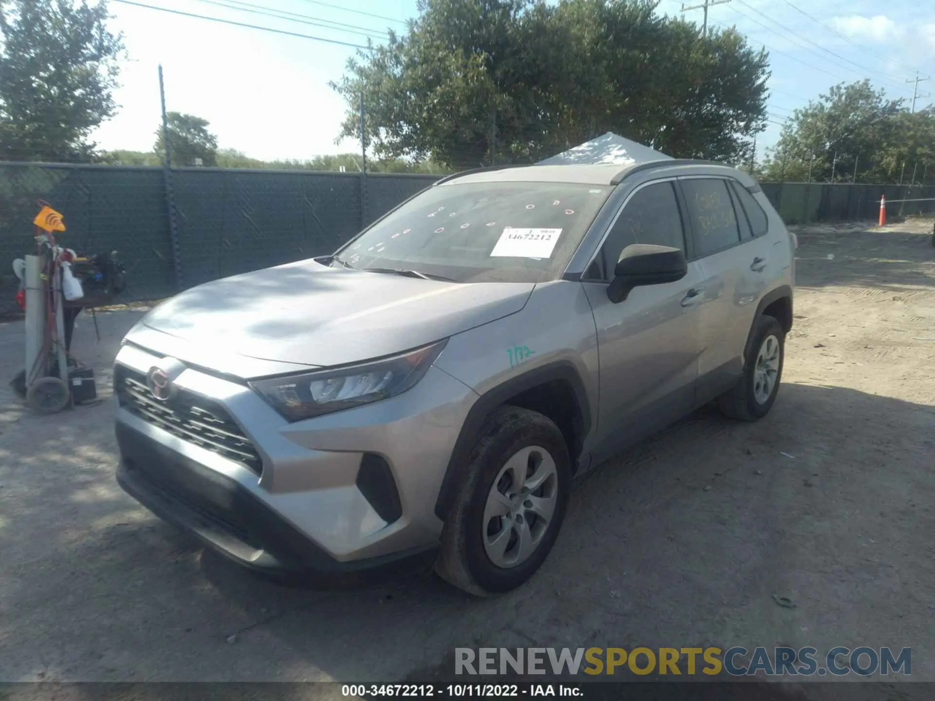 2 Фотография поврежденного автомобиля 2T3H1RFV1KC018613 TOYOTA RAV4 2019