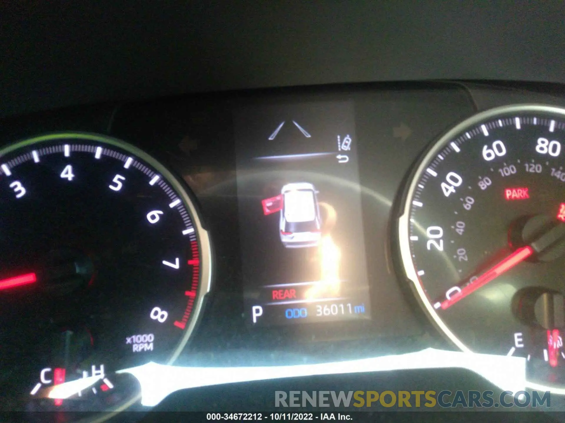 7 Фотография поврежденного автомобиля 2T3H1RFV1KC018613 TOYOTA RAV4 2019