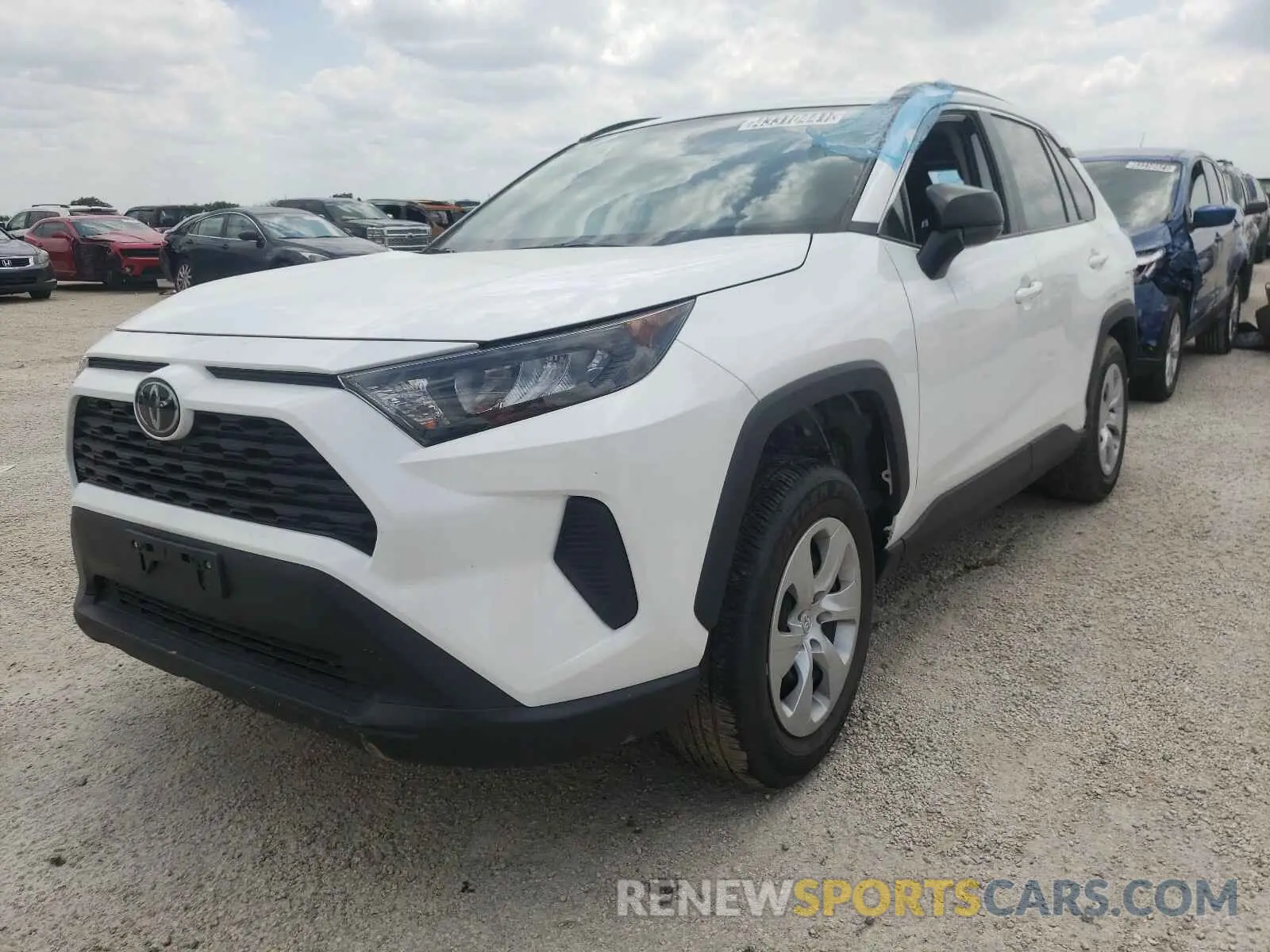 2 Photograph of a damaged car 2T3H1RFV1KW013393 TOYOTA RAV4 2019