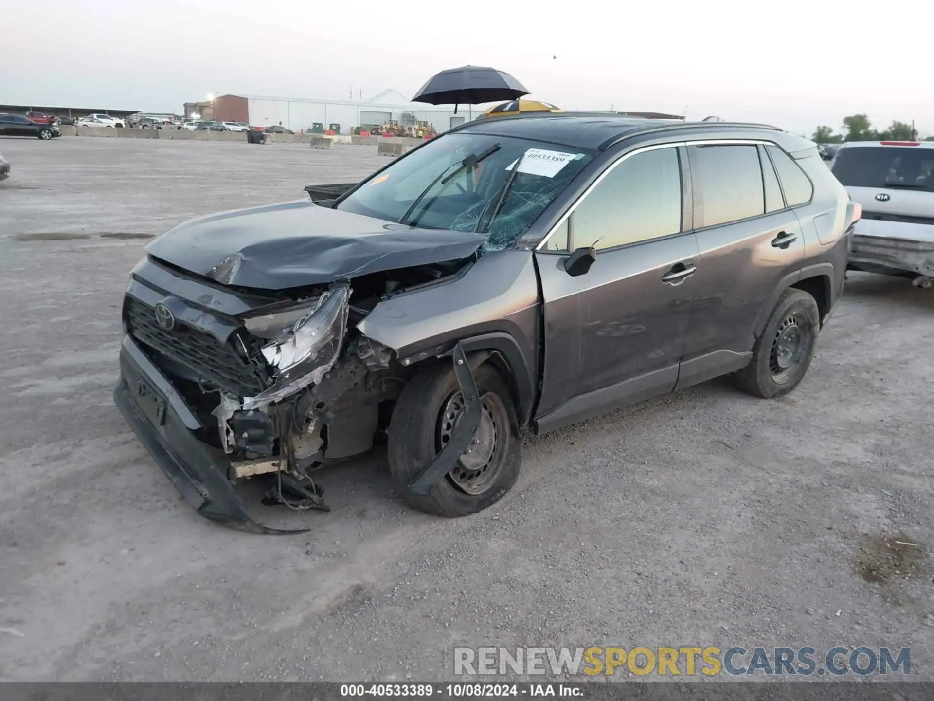 2 Фотография поврежденного автомобиля 2T3H1RFV1KW015676 TOYOTA RAV4 2019