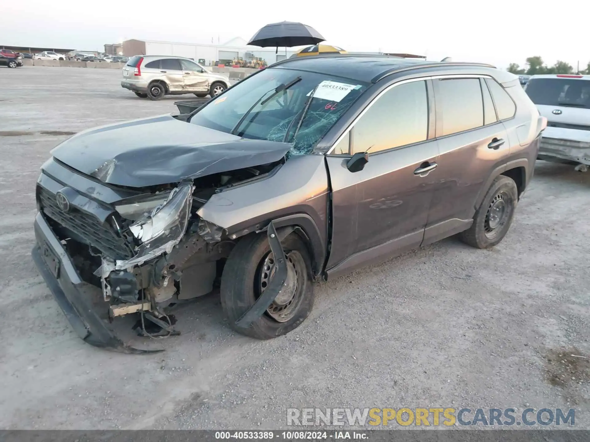 6 Фотография поврежденного автомобиля 2T3H1RFV1KW015676 TOYOTA RAV4 2019