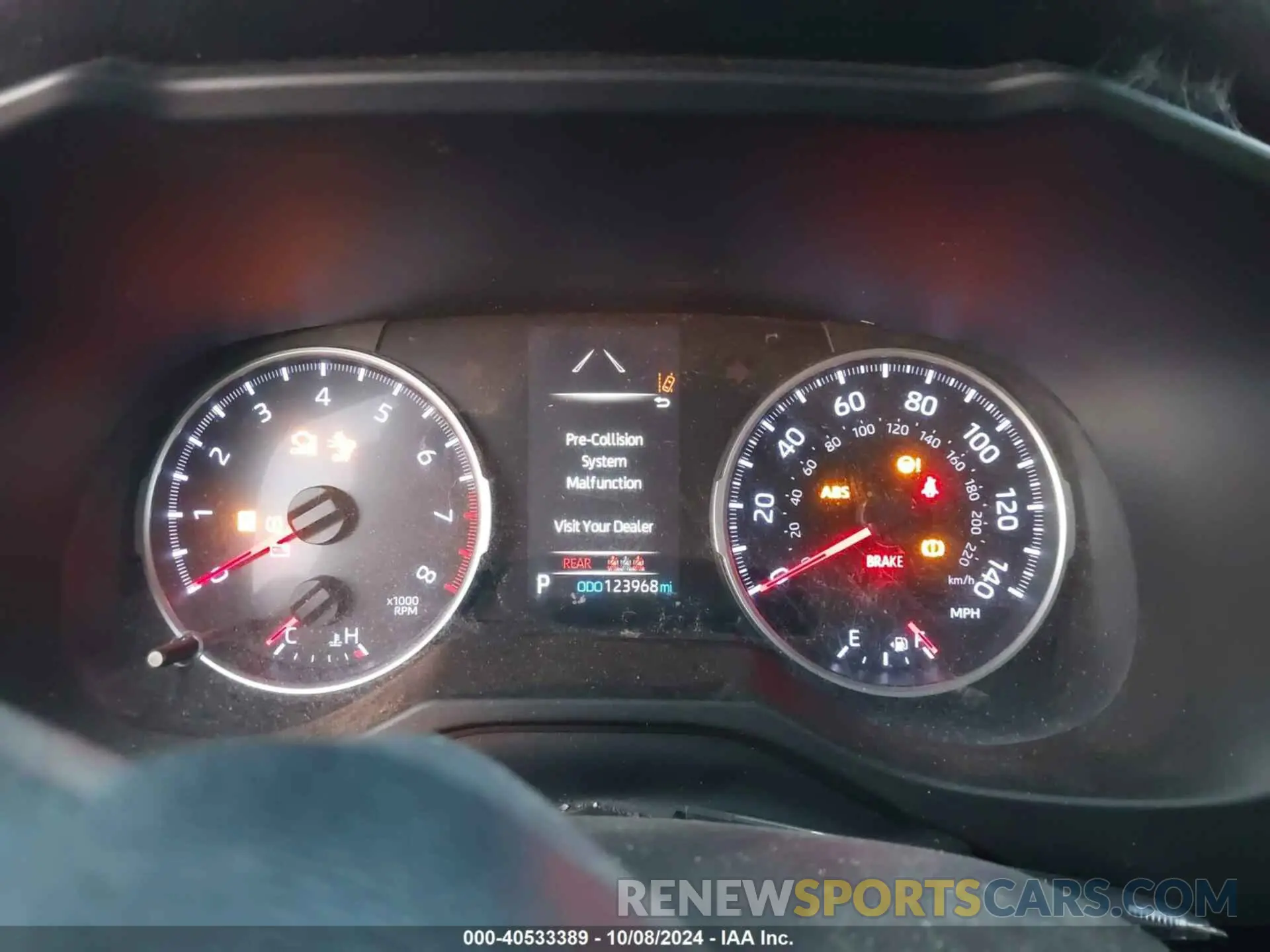 7 Фотография поврежденного автомобиля 2T3H1RFV1KW015676 TOYOTA RAV4 2019